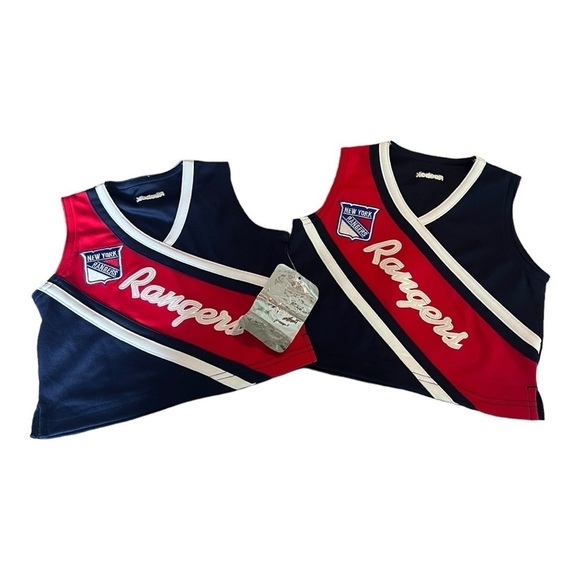 NHL Toddlers Cheerleading NHL Rangers V Neck Top NEW & NWOT - Picture 2 of 11